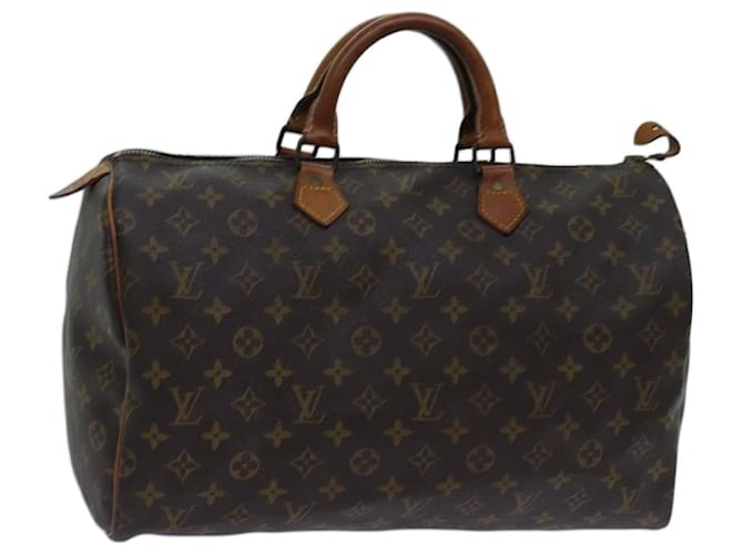 Louis Vuitton Monogram Speedy 40 Hand Bag M41522 LV Auth 71106 Cloth  ref.1347546