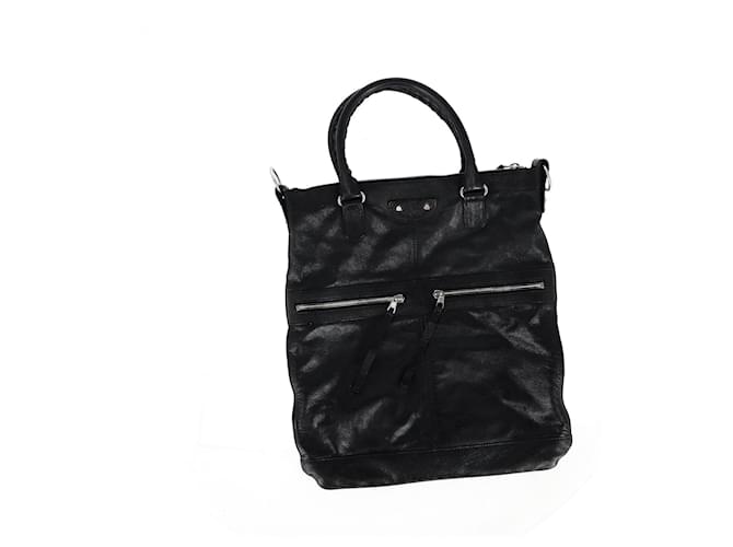Balenciaga Top Handle Vertical Tote in Black Leather  ref.1347726