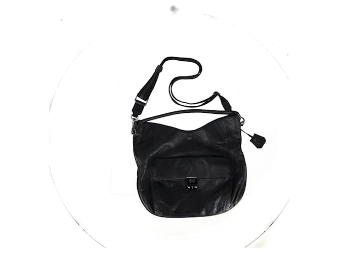Anya Hindmarch Shoulder Bag in Black Leather  ref.1347727