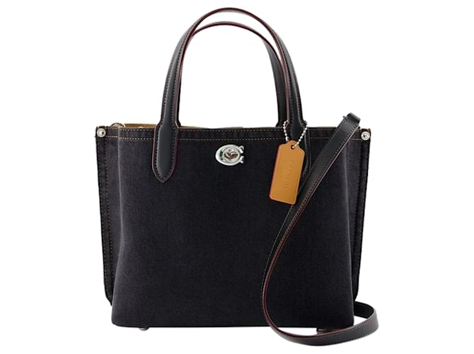 24 Bolsa Shopper - Coach - Algodão - Preto  ref.1347744