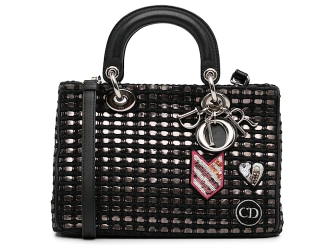 Lady dior cloth handbag sale