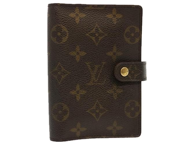 LOUIS VUITTON Monogram Agenda PM Day Planner Cover R20005 Auth LV 70724 Toile Monogramme  ref.1347951