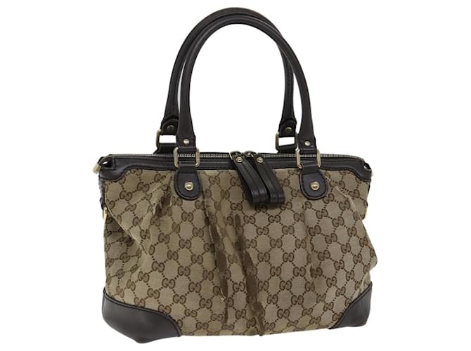 GUCCI Sac à main en toile GG Beige 247902 auth 71513  ref.1347959