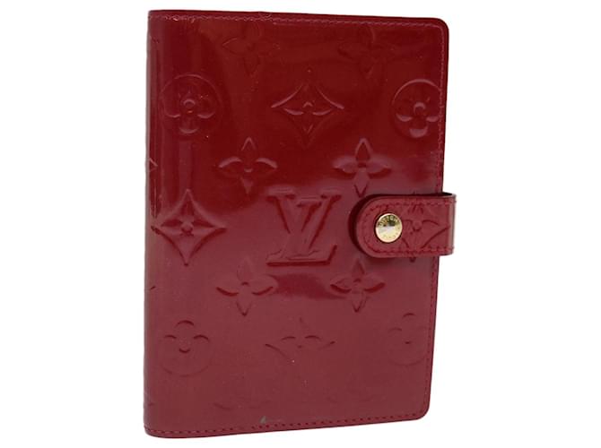 LOUIS VUITTON Vernis Agenda PM Day Planner Pomme D'amour R21016 LV Auth yk11836 Patent leather  ref.1348060