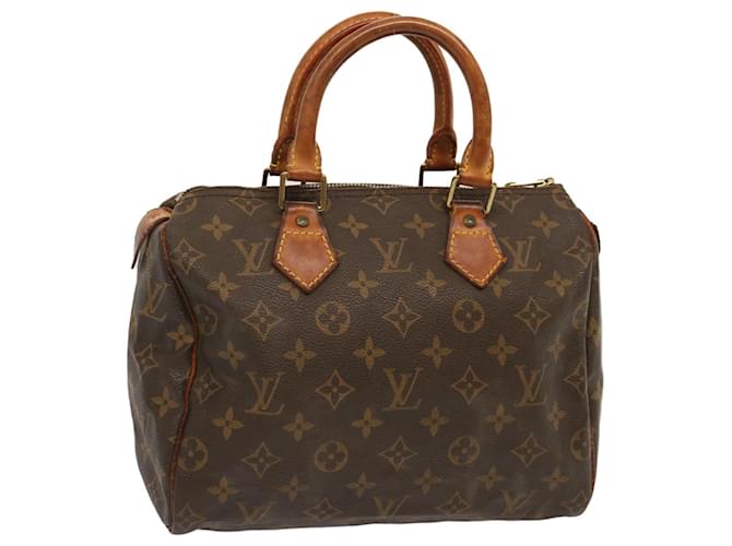 Louis Vuitton Monogram Speedy 25 Hand Bag M41528 LV Auth yk11721 Cloth  ref.1348063
