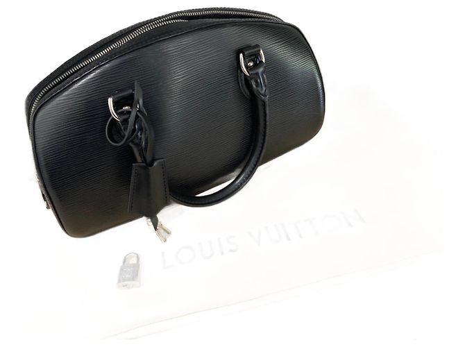 Louis Vuitton Jasmin Bolsa de mão em couro Epi preto