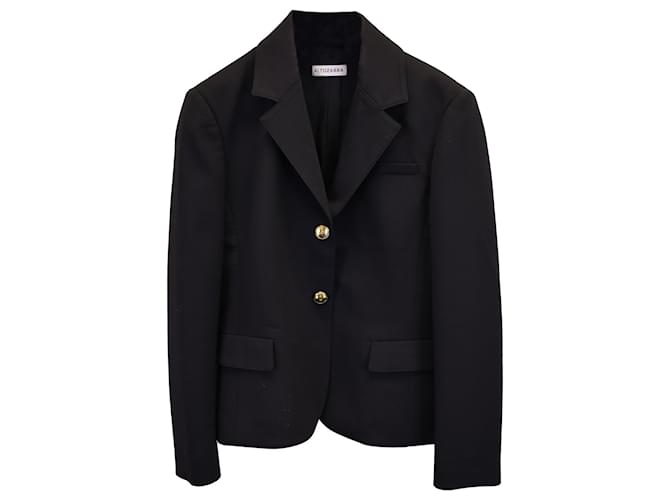 Altuzarra Single-Breasted Blazer in Black Wool  ref.1348153