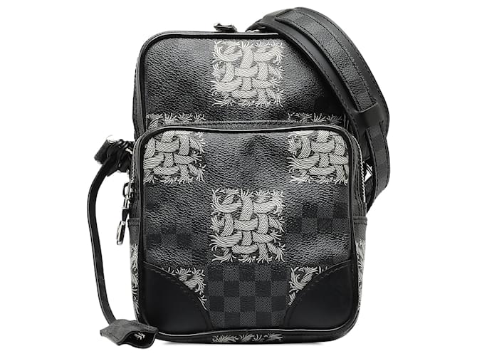 Louis Vuitton Black x Christopher Nemeth Damier Graphite Amazone Cloth  ref.1348223