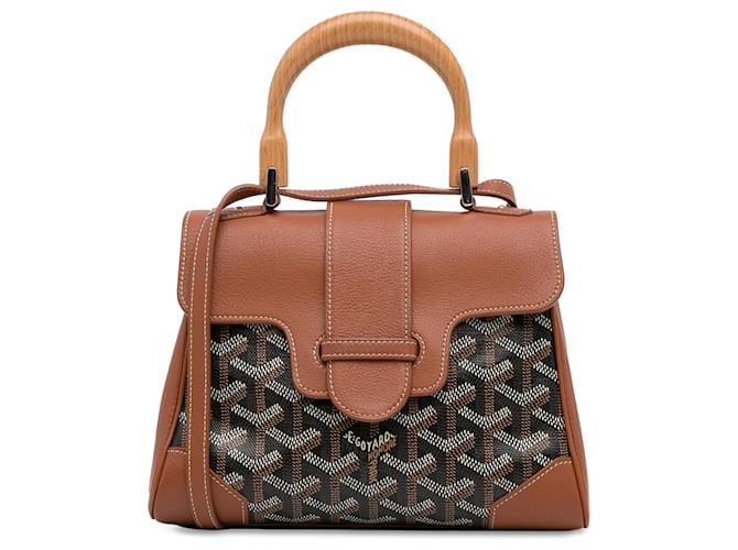 Goyard Brown Mini Goyardine Saigon Cloth Cloth  ref.1348239