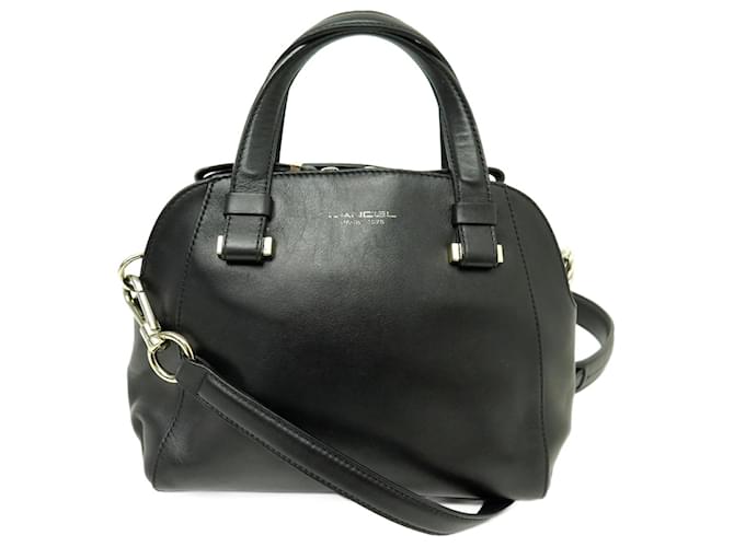 Borsetta Lancel 48 - 50 a07047 BORSA A MANO IN PELLE NERA BORSA A MANO NERA Nero  ref.1348312