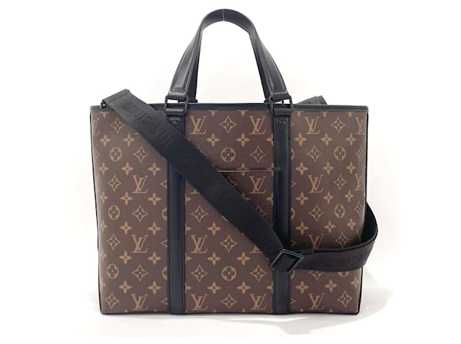 Louis Vuitton Weekend Tote PM Canvas Tote Bag M45734 in Very Good Condition Cloth  ref.1348375