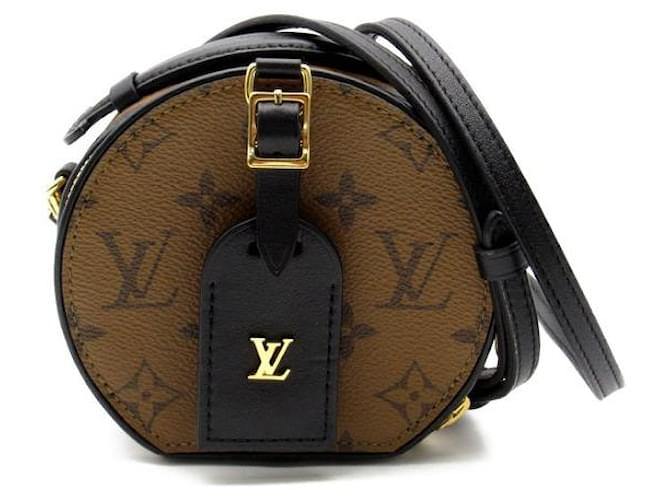 Louis Vuitton Mini Boite Chapeau Bolsa de Ombro em Lona M68276 Em uma boa condição  ref.1348400