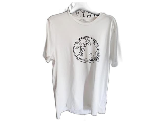 Gianni Versace t-shirts Coton Blanc  ref.1348426