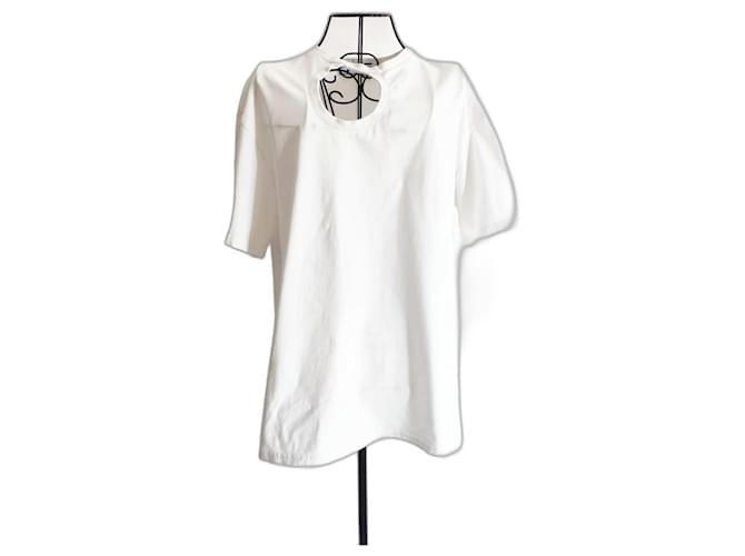 Off White t-shirts Coton Blanc  ref.1348433