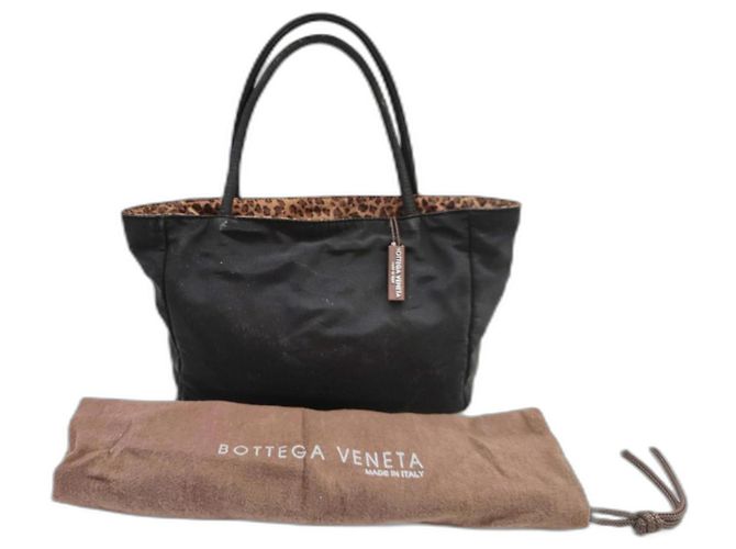 Bolso Bottega Veneta negro de algodón