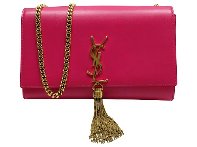 Saint Laurent Kate Pink Leather  ref.1348482