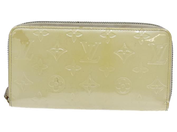 Louis Vuitton Zippy Wallet Cream Patent leather  ref.1348484