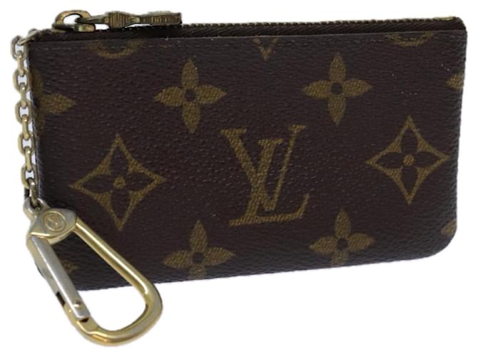 LOUIS VUITTON Monogram Pochette Cles Porte-monnaie M62650 LV Auth yk11821 Toile Monogramme  ref.1348574