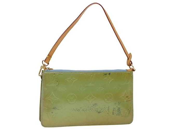 LOUIS VUITTON Monogramm Vernis Lexington Beutel Babyblau M91011 LV Auth 71204 Lackleder  ref.1348591