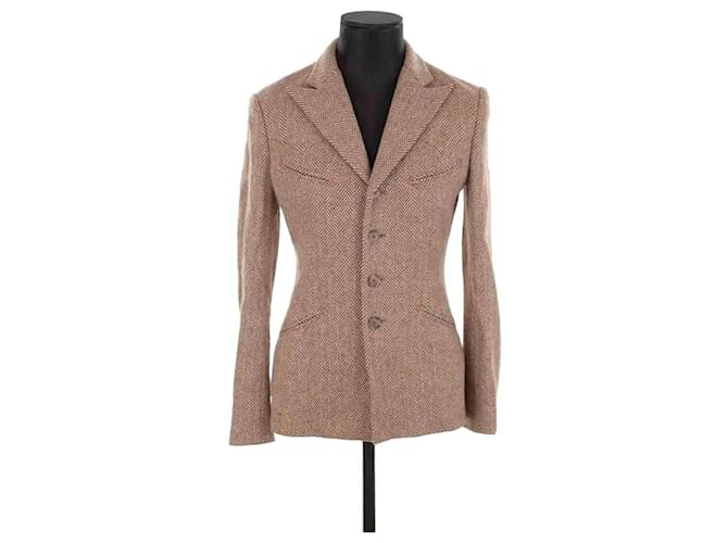 Ralph Lauren Wool blazer Beige  ref.1348641