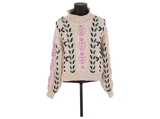 Isabel Marant Etoile Pull-over en coton Beige  ref.1348642