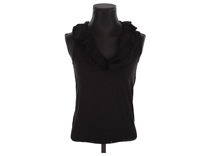 Givenchy Top de lã Preto  ref.1348648