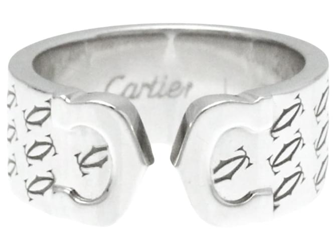 cartier 2C C2 Platine Argenté  ref.1348661