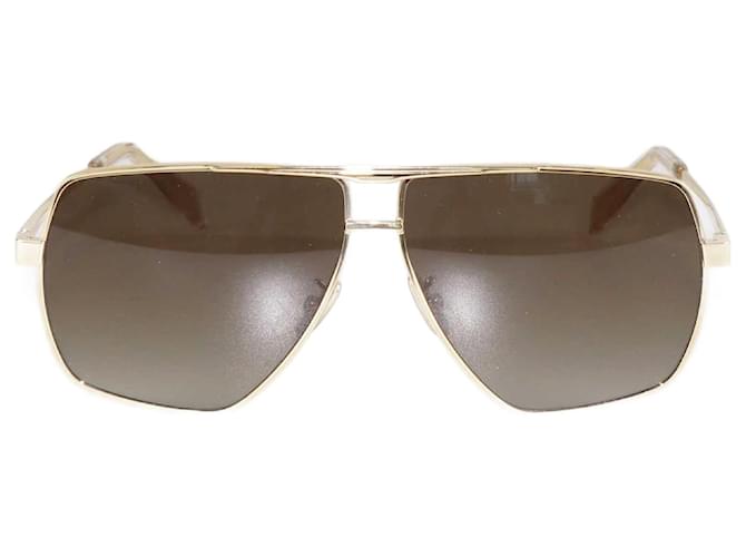 Céline Ouro/Óculos de sol polarizados gradiente marrom Plástico  ref.1348692