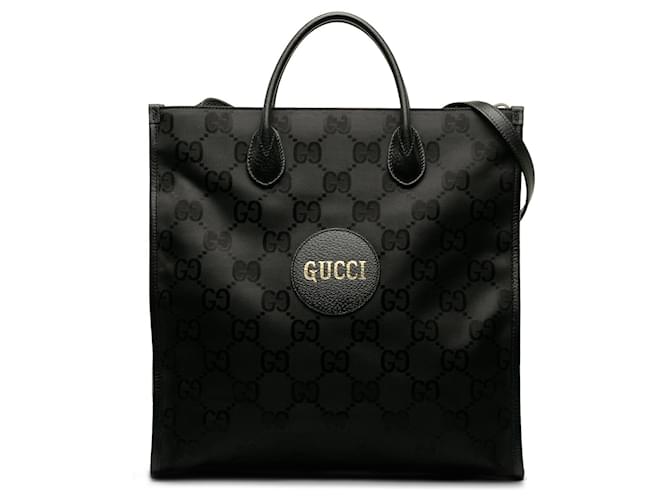 Gucci GG Econyl Off The Grid Convertible Tote Black Leather  ref.1348836