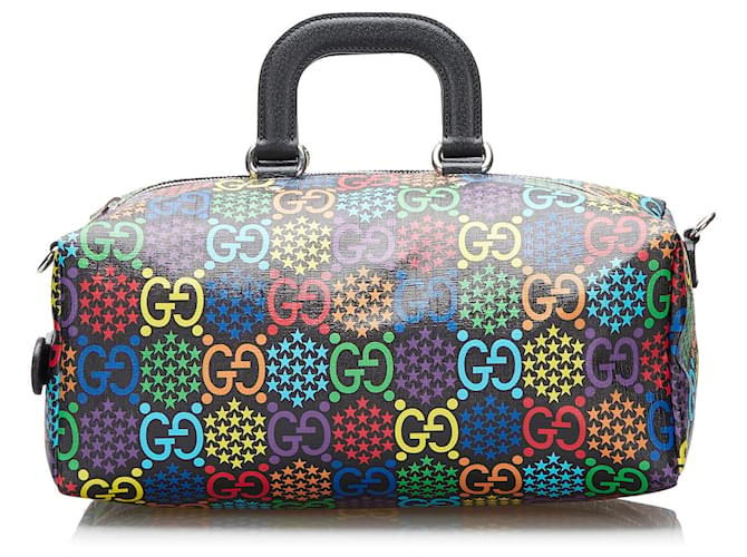Gucci GG Supreme Psychedelic Travel Bag Multi Leather  ref.1348897