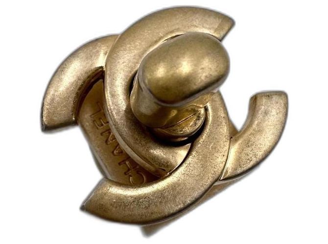 CHANEL chiusura originale CC turnlock D'oro
