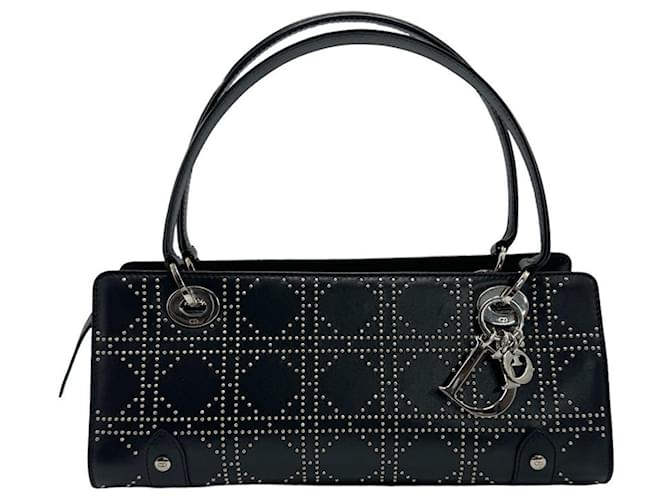 Dior Lady D-Joy Black Leather  ref.1349373