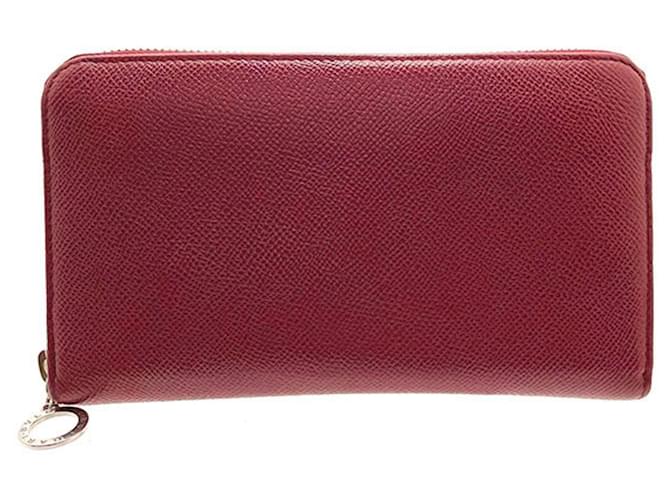 Bulgari Bvlgari bvlgari Red Leather  ref.1349491