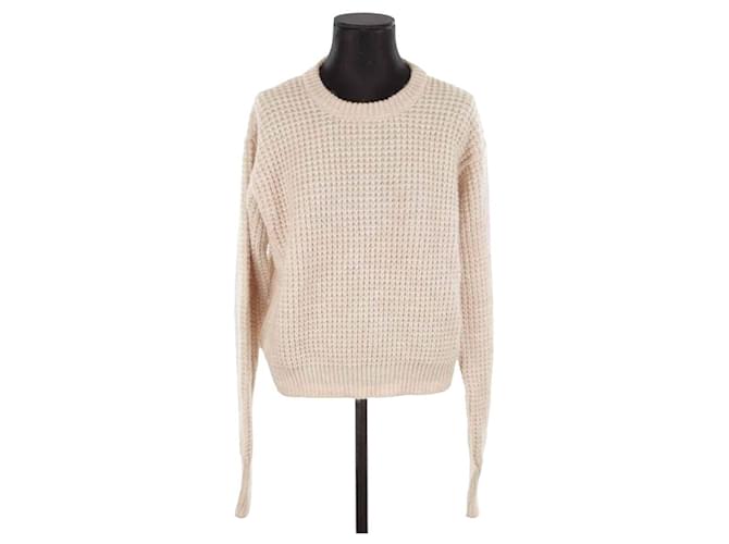 Zadig & Voltaire Wollpullover Weiß Wolle  ref.1349595