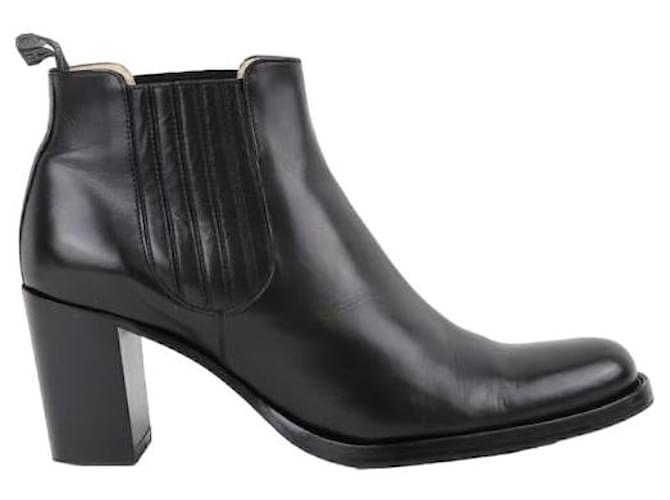 Free Lance Leather boots Black  ref.1349596