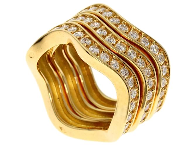 Cartier Neptune Or jaune Doré  ref.1349695