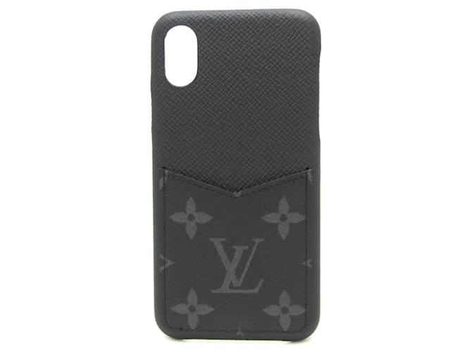 Louis Vuitton Etui Iphone Negro Lienzo  ref.1349769