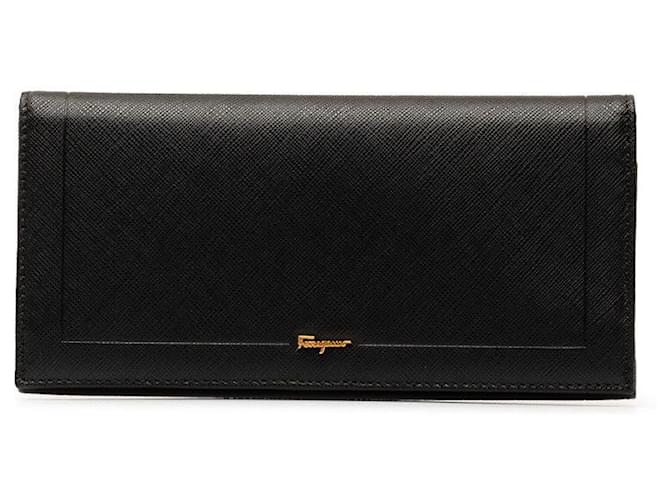 Salvatore Ferragamo Leather Bifold Wallet  Leather Long Wallet in Good condition  ref.1349933