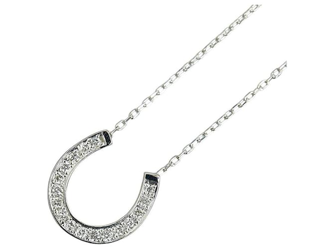 & Other Stories Other Platinum & Diamond Horseshoe Necklace  Metal Necklace in Excellent condition  ref.1349952