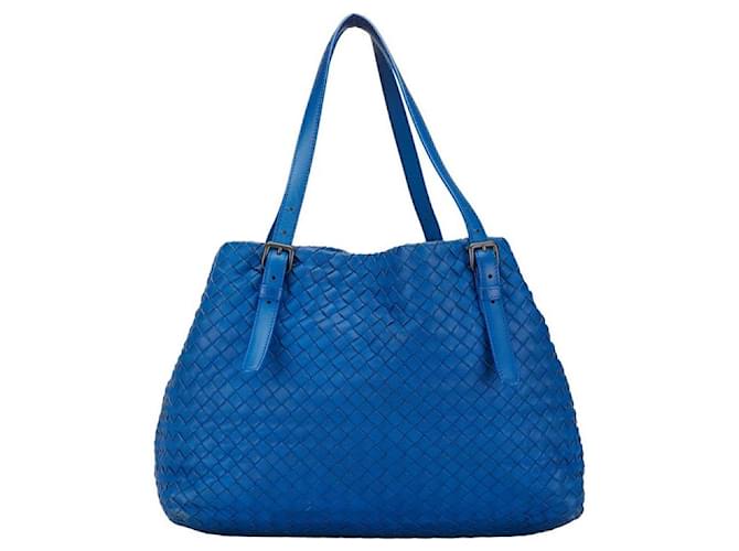 Sac cabas en cuir Bottega Veneta Intrecciato Sac cabas en cuir en bon état  ref.1350086