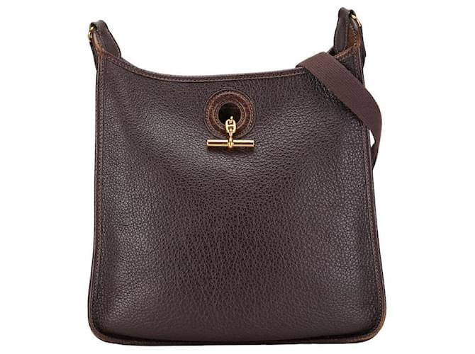 Hermès Hermes Epsom Vespa PM Leather Crossbody Bag in Good condition  ref.1350147