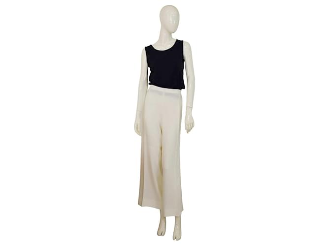 Marina Rinaldi Un pantalon, leggings Acetate Blanc  ref.1350155