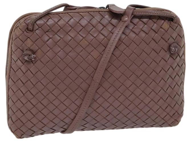Autre Marque BOTTEGA VENETA INTRECCIATO Shoulder Bag Leather Pink Auth 72460  ref.1350206