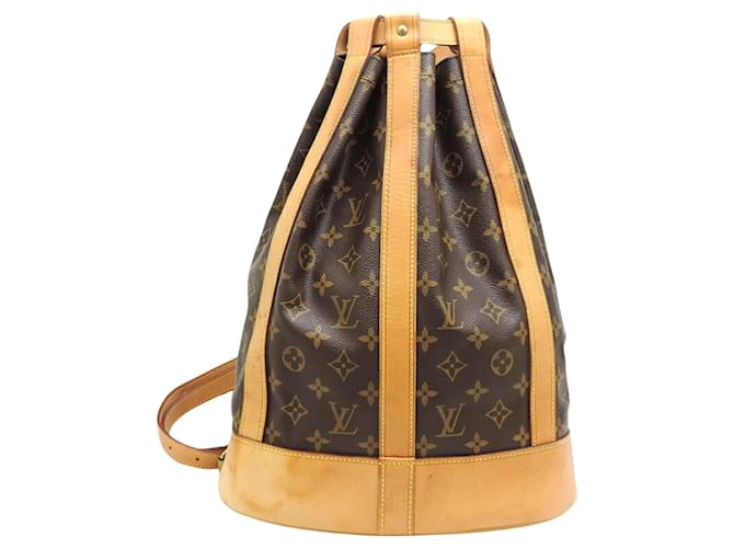 Louis Vuitton Randonnée Brown Cloth  ref.1350448