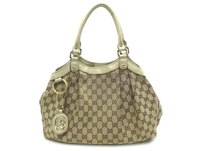 Gucci Sukey Beige Leinwand  ref.1350464