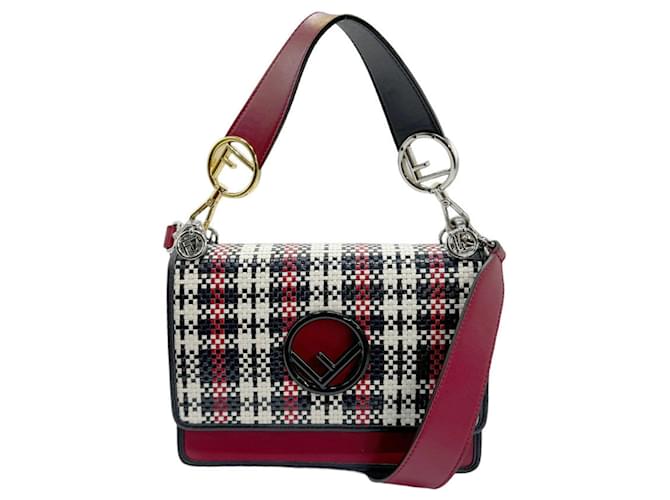 FENDI KAN I F Multicor Couro  ref.1350538