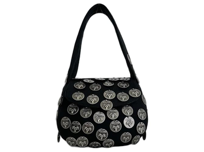 Moschino Handbags Black Wool  ref.1350600