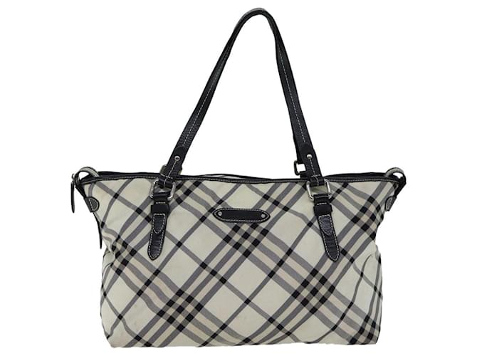 Etichetta blu Burberry Beige Tela  ref.1350622