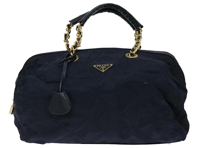 Prada Tessuto Blu navy Sintetico  ref.1350734