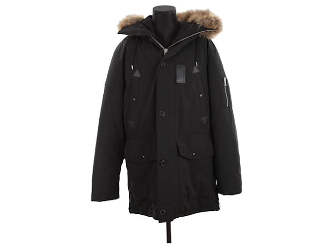 The Kooples Parka Polyester Noir  ref.1350739